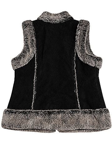 Live A Little Live a little Faux Fur Vest (view 2)