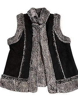 Live A Little Live a little Faux Fur Vest (view 1)