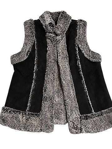 Live A Little Live a little Faux Fur Vest (view 1)