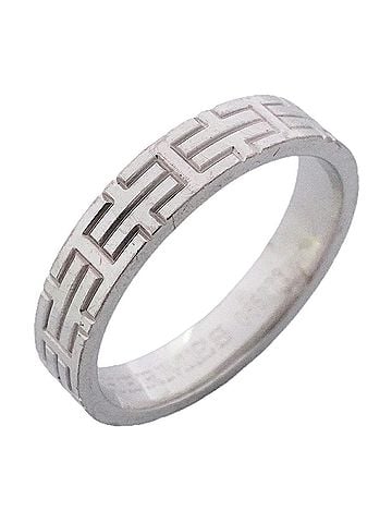 Hermès Hermes Kilim Ring, 18K White Gold, Women's, P3660842 (view 1)