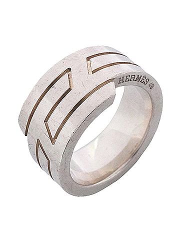 Hermès Hermes Ring Italique Sterling Silver 925 #49 Women's P3660840 (view 1)