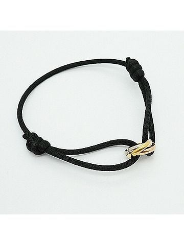 Cartier Cartier Trinity Cord Bracelet, available in 18K Yellow Gold, White Pink and Black. (OP033395) (view 2)