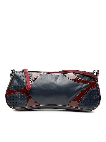Prada Patent Trimmed Vitello Drive Crossbody (view 1)
