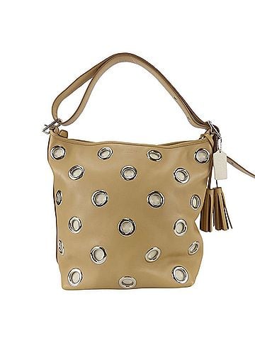 Coach Coach Shoulder Bag 21181 Leather Beige Crossbody Tassel One-Shoulder for Women COACH (view 2)
