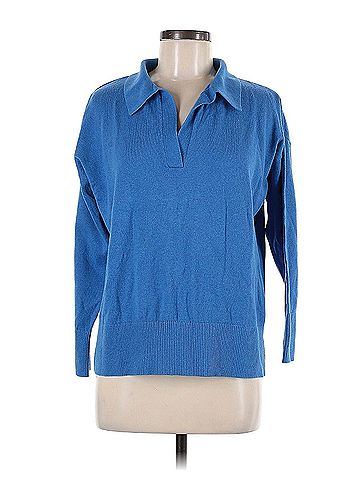 L.L.Bean Cotton/Cashmere Sweater, Polo Pullover Sweater (view 1)