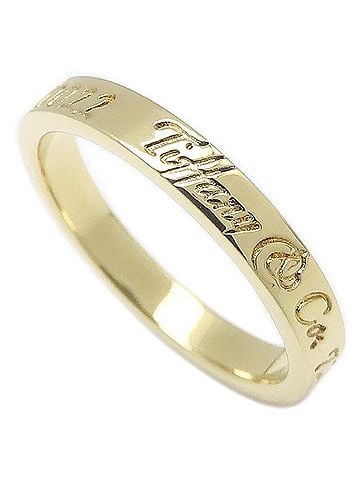 Tiffany & Co. TIFFANY&amp;Co. Tiffany Notes Narrow New York Ring, 18K Yellow Gold, Women's, 296099 (view 1)
