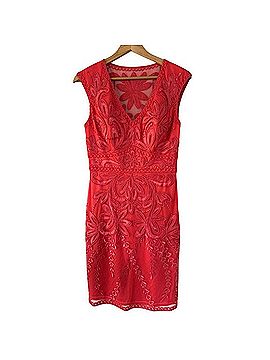 Sue Wong Romantic Vintage Inspired Raised Embroidery Sheath Dress Cocktail Dress (view 1)