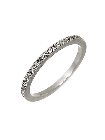 Tiffany & Co. Tiffany &amp; Co. Novo Half Diamond Ring - Platinum Eternity (view 1)
