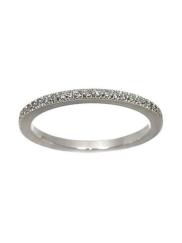 Tiffany & Co. Tiffany &amp; Co. Novo Half Diamond Ring - Platinum Eternity (view 2)