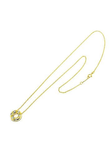 Tiffany & Co. Tiffany &amp; Co. Dots Circle Diamond Necklace, 40cm, 18K Yellow Gold (750 Platinum) Necklace (view 2)