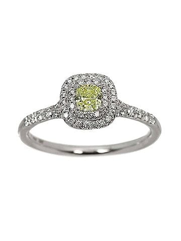 Tiffany & Co. Tiffany &amp; Co. Soleste 1 Ring, 0.26ct Diamond, Platinum (Pt), 18K White Gold (WG) 750. (view 2)