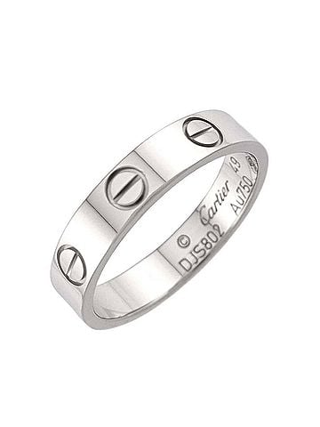 Cartier Cartier Mini Love Ring #49, 18K WG (White Gold 750) (view 1)