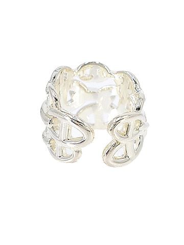 Hermès Hermes Chaine d'Ancre Enchainee GM #59 Ring, SV 925 Silver. (view 2)