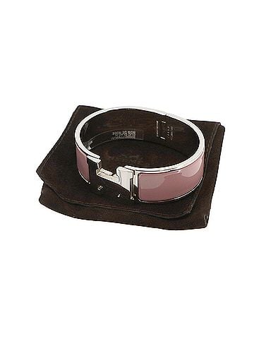 Hermès Hermes Clic Clac H GM Bangle Pink Silver (view 2)