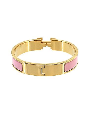Hermès Hermes Clic H PM Bangle, Pink Gold (view 2)