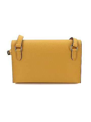 Hermès Hermes Nap Togo Epsom Paille Shoulder Handbag, K Stamp, Silver Hardware (view 2)