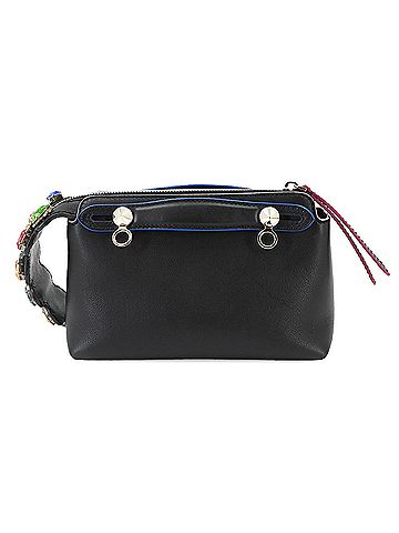 Fendi Fendi By The Way Mini 2-way Handbag Shoulder Bag Leather Black 8BL135 (view 2)