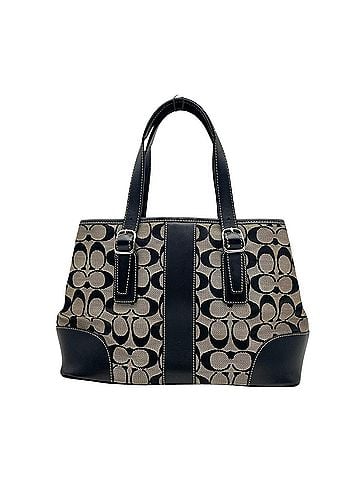 Coach COACH 6336 L2K-6336 Signature Small Carryall Tote Bag Handbag Canvas Leather Gray Black Women's S49 (view 2)