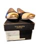 Talbots 100% Leather Black Gold White Flats Size 8 - photo 2