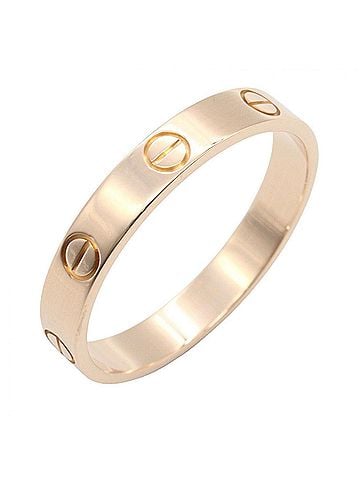 Cartier Cartier Mini Love Ring, 18K Pink Gold (PG), Men's/Women's, Tone, B4085200 (view 1)