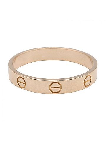 Cartier Cartier Mini Love Ring, 18K Pink Gold (PG), Men's/Women's, Tone, B4085200 (view 2)