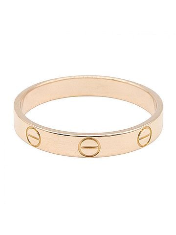 Cartier Cartier Mini Love Ring, 18K Pink Gold (PG), Men's/Women's, Tone, B4085200 (view 2)