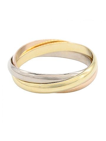 Cartier Cartier Trinity Ring - Ring/Finger Jewelry 18K (Yellow Gold), 18KWG (White 18KPG (Pink Gold) Women's Gold Tones, Silver Tones (view 2)