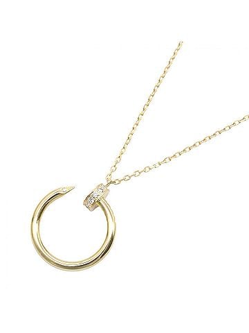 Cartier Cartier Juste un Clou Diamond Necklace, 18K (Yellow Gold), Diamond, Women's, Gold Tone, Clear B7224889 (view 1)