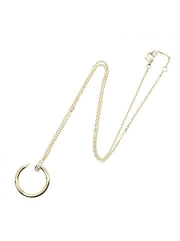 Cartier Cartier Juste un Clou Diamond Necklace, 18K (Yellow Gold), Diamond, Women's, Gold Tone, Clear B7224889 (view 2)