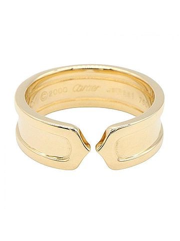 Cartier Cartier C2 Ring, 18K (Yellow Gold), Women's Jewelry, Gold Tone (view 2)