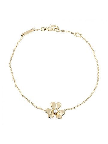 Van Cleef & Arpels Van Cleef &amp; Arpels Frivole Mini 1PD Bracelet - 18K (Yellow Gold) Diamond Women's Gold Tone Clear VCARPJMM00 (view 1)