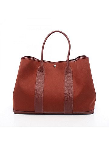 Hermès Hermes Garden Party GM Rouge H Tote Bag Handbag Toile Military Negonda Women's Bordeaux (view 1)