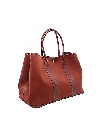 Hermès Hermes Garden Party GM Rouge H Tote Bag Handbag Toile Military Negonda Women's Bordeaux (view 2)