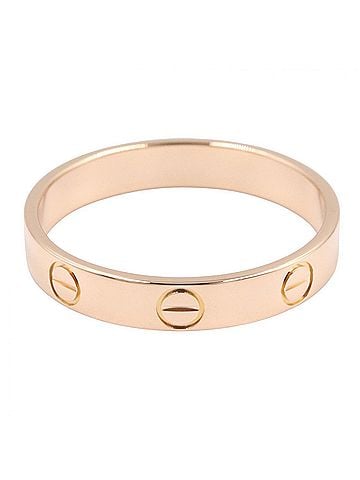 Cartier Cartier Mini Love Ring, 18K Pink Gold (PG), Women's Tone, B4085000 (view 2)