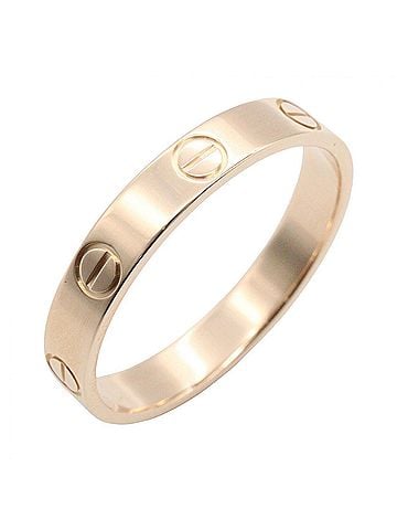 Cartier Cartier Mini Love Ring, 18K Pink Gold (PG), Men's/Women's, Tone, B4085200 (view 1)