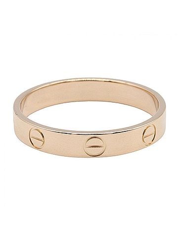 Cartier Cartier Mini Love Ring, 18K Pink Gold (PG), Men's/Women's, Tone, B4085200 (view 2)
