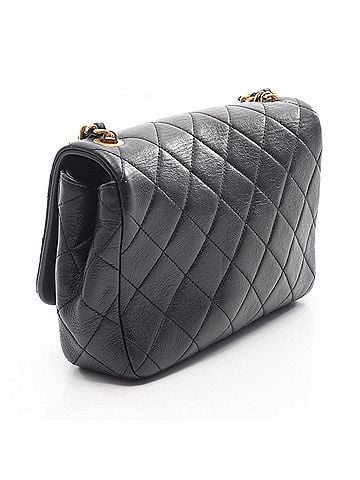 Chanel Chanel Matelassé Shoulder Bag/Handbag, Leather, Women's, Black (view 2)