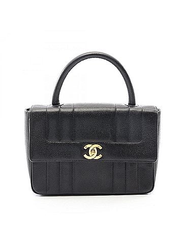 Chanel Chanel Mademoiselle Handbag, Caviar Leather (Grained Calfskin), Women's, Black (view 1)