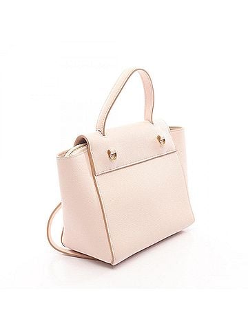 Céline Celine BELT BAG NANO 2-Way Handbag, Leather, Women's, Pink (view 2)