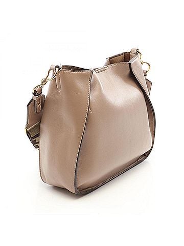 Stella McCartney Stella McCartney Logo Crossbody Shoulder Bag Handbag, Faux Leather, Women's, Beige, 700073 (view 2)