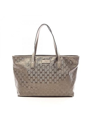 Gucci Gucci GG Imprime Tote Bag Handbag, Coated Canvas Leather, Women's, Brown, 211137 (view 1)