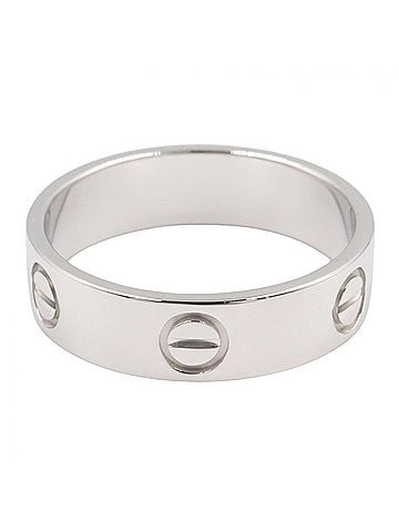 Cartier Cartier Love Ring, 18K White Gold (18KWG), Silver Tone, B4084700 (Men's/Women's) (view 2)