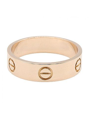 Cartier Cartier Love Ring, 18K Pink Gold (PG), Men's/Women's, Tone, B4084600 (view 2)