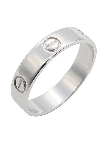 Cartier Cartier Love Ring, 18K White Gold (18KWG), Silver Tone, B4084700 (Men's/Women's) (view 1)