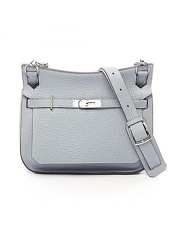 Hermès Hermes Jypsiere 28 Shoulder Bag/Handbag, Leather, Taurillon Clemence Women's, Blue (view 1)