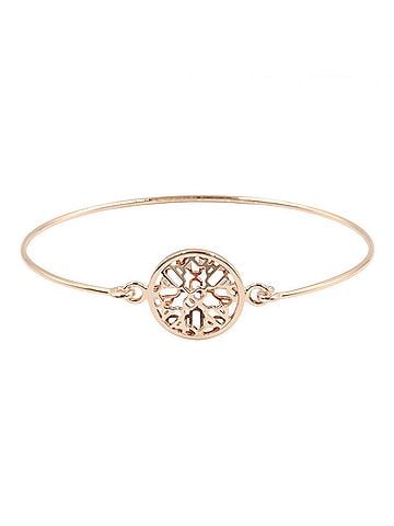 Hermès Hermes Chaine d'Ancre Passelelle SH Bracelet, 18KPG (Pink Gold), Women's, Gold Tone (view 1)