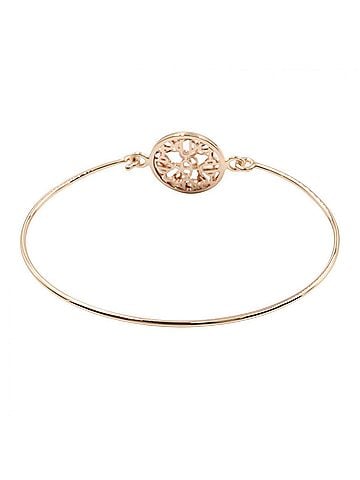 Hermès Hermes Chaine d'Ancre Passelelle SH Bracelet, 18KPG (Pink Gold), Women's, Gold Tone (view 2)