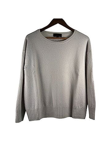 Nili Lotan Boyfriend Cashmere Sweater Cashmere Pullover Sweater (view 1)