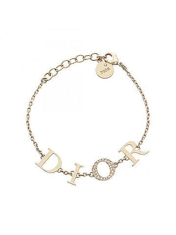 Christian Dior Christian Dior Dior Dio(r)evolution Bracelet Accessory GP (Gold Plated) Rhinestone Women's Gold Tone Clear (view 1)