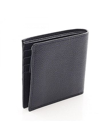 Prada Prada VIT.MICRO GRAIN Bi-fold Wallet, Leather, Men's/Women's, Navy, 2M0738 (view 2)